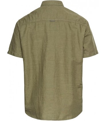 Chemise mc camel 34kaki