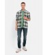 Chemise ml camel 38pinegreen