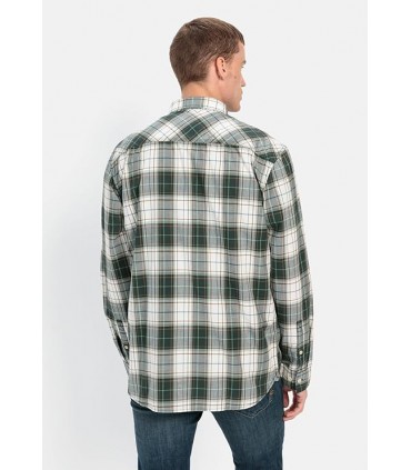 Chemise ml camel 38pinegreen