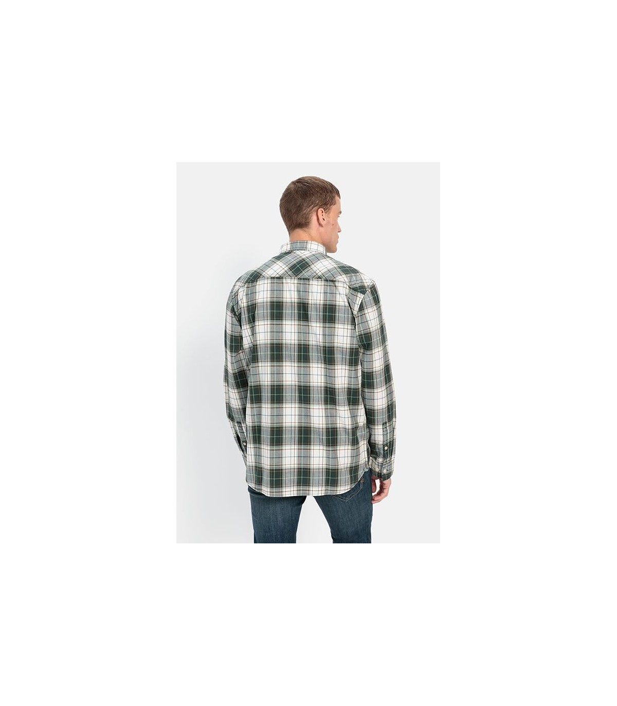 Chemise ml camel 38pinegreen