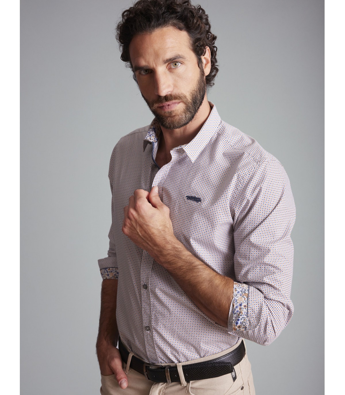Chemise ml delahaye 114safran