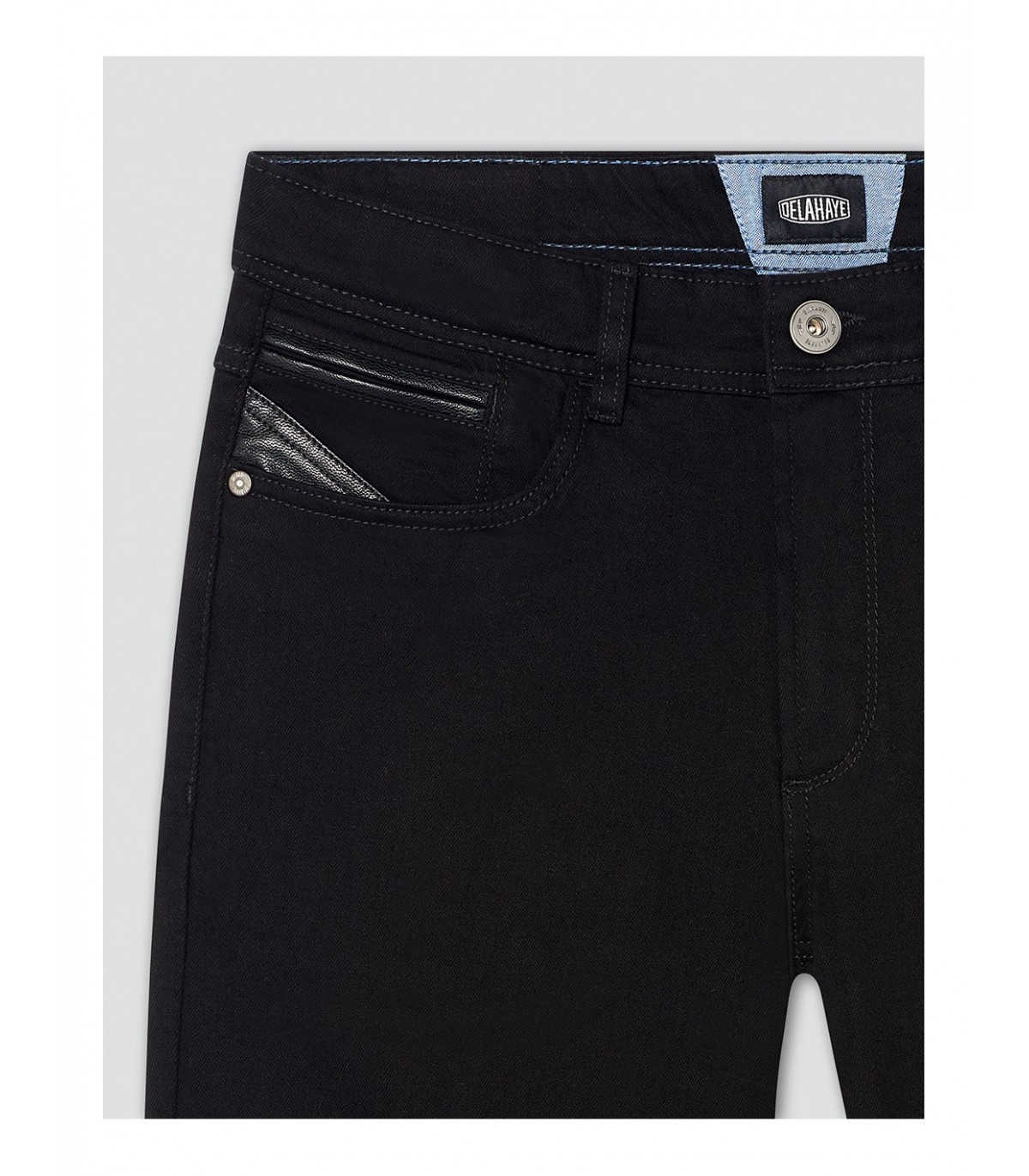 Pantalon jean delahaye 048charcoal