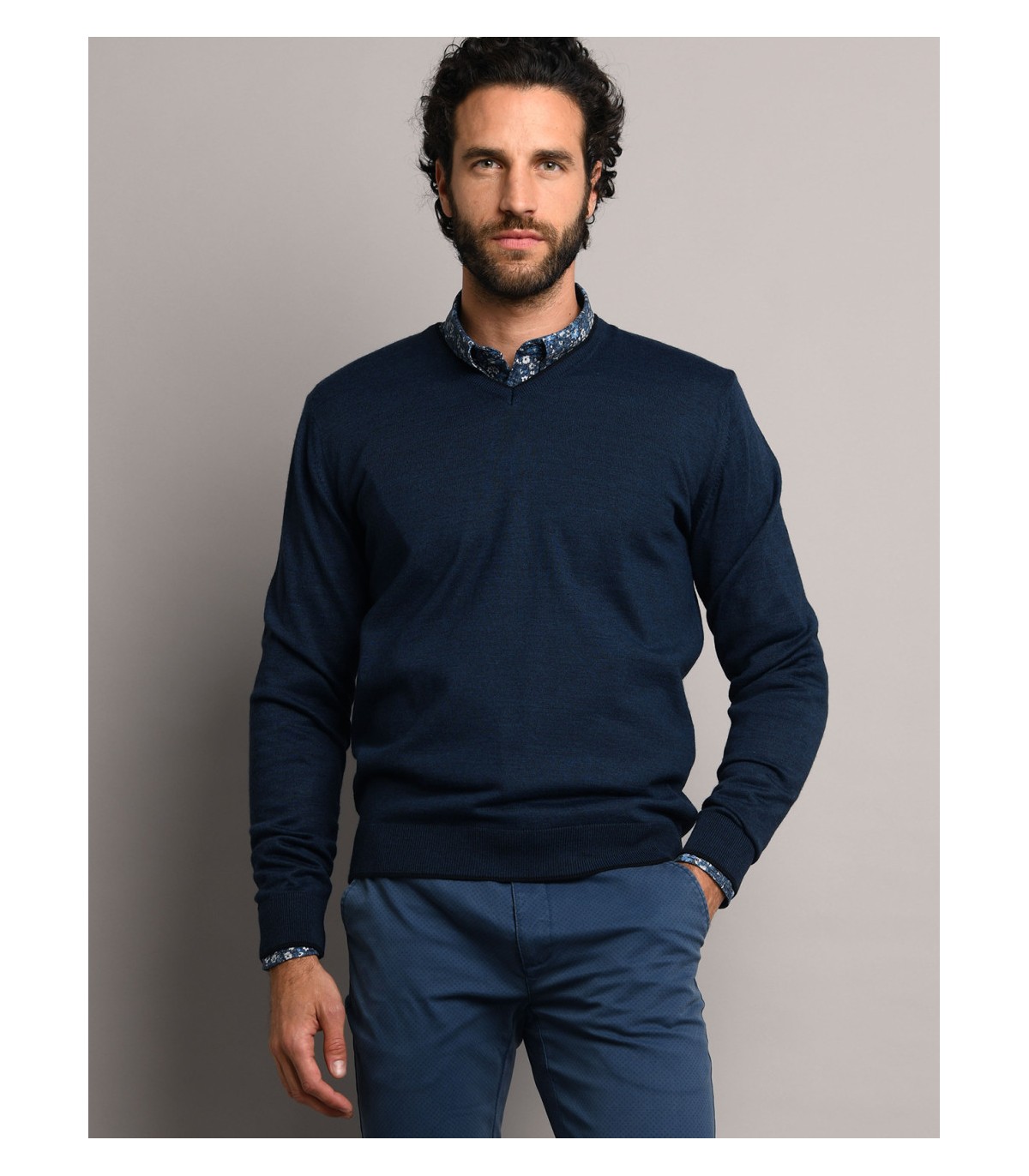 Pull col v delahaye 407orage