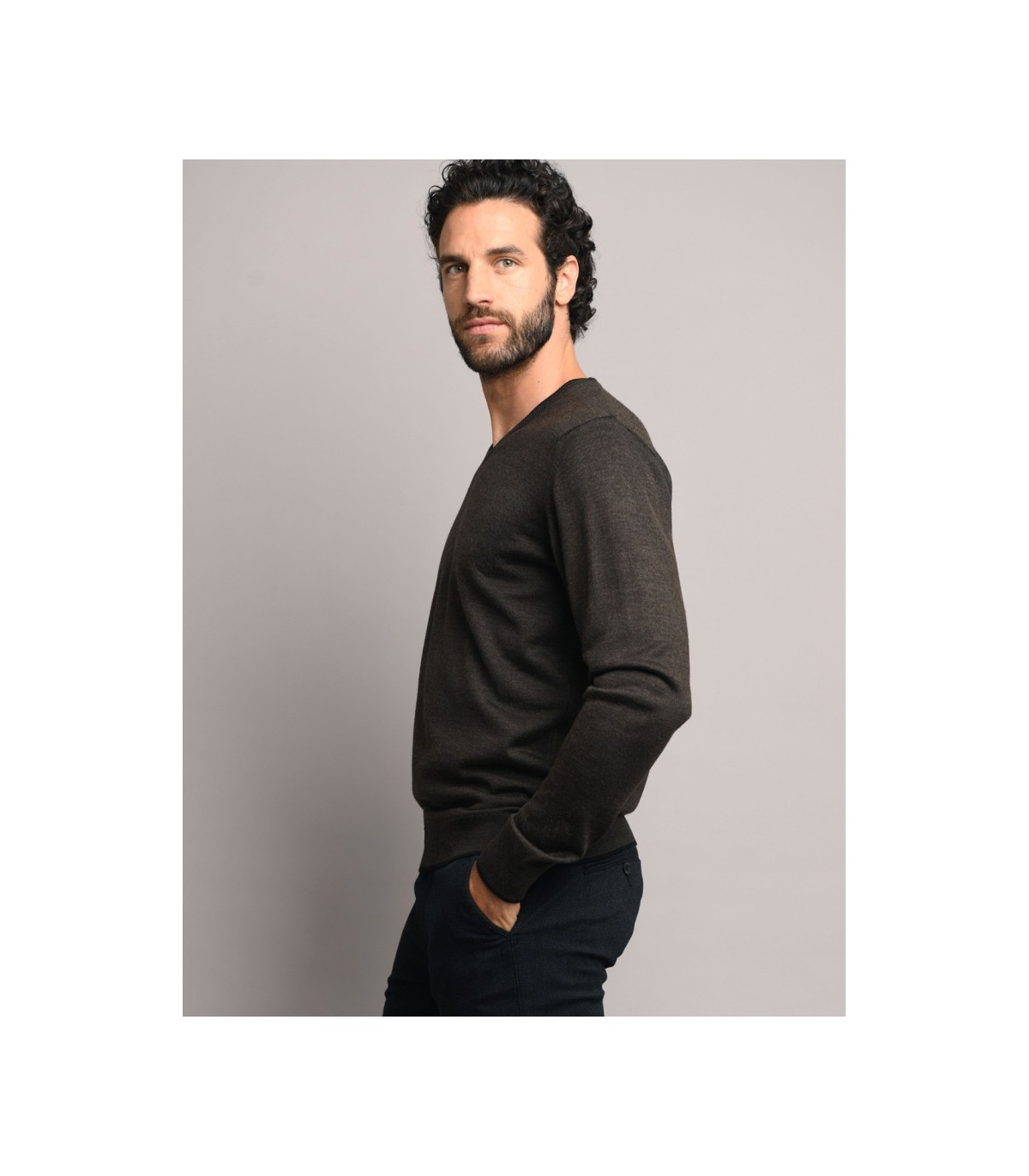 Pull col v delahaye 409moka