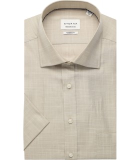 Chemise mc uni eterna 20beige