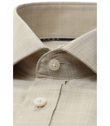 Chemise mc uni eterna 20beige