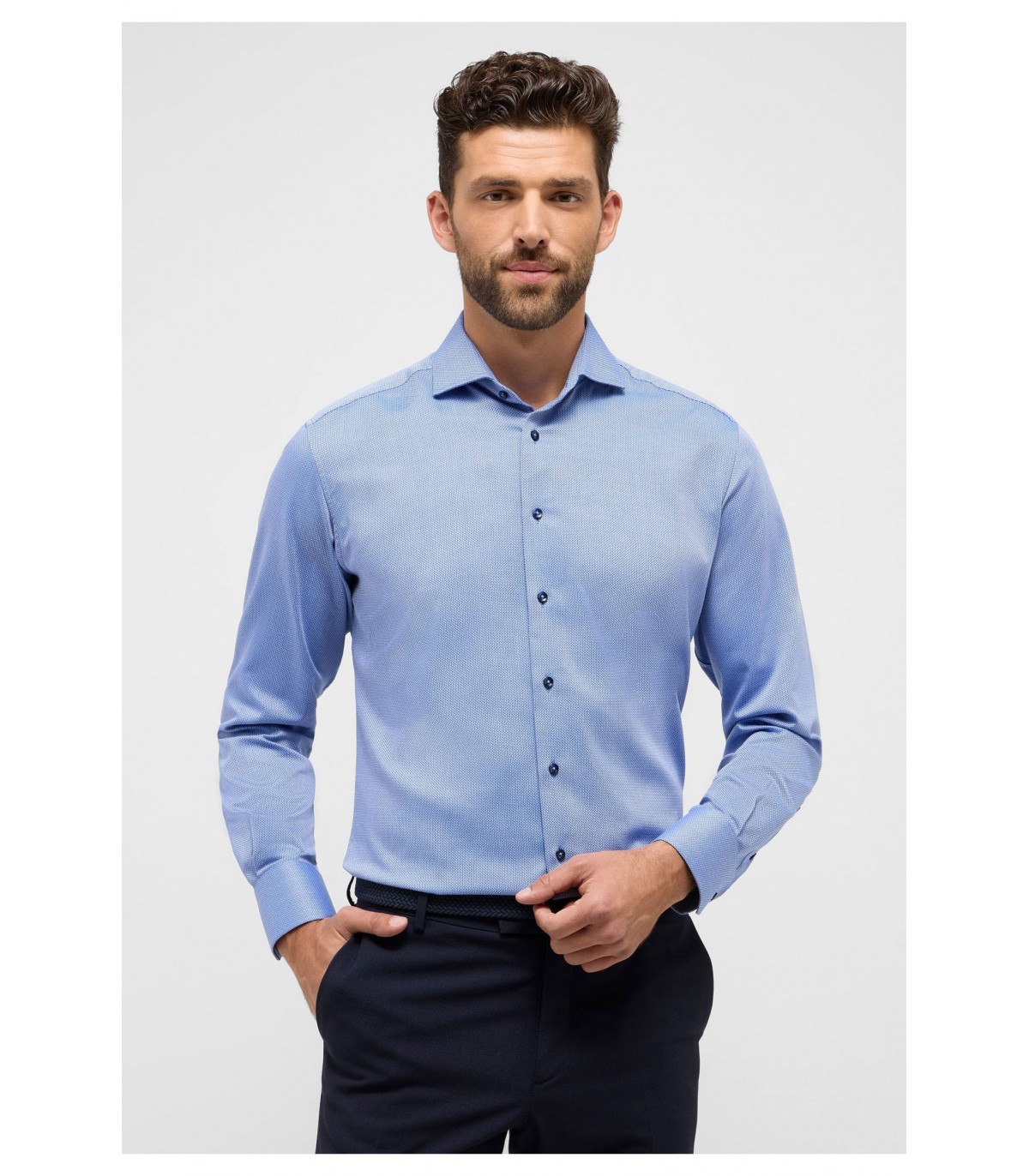 Chemise ml fantaisie eterna 14bleu