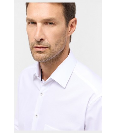 Chemise ml uni eterna 00blanc