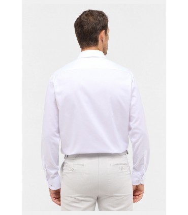 Chemise ml uni eterna 00blanc