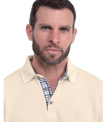Polo ml ethnic blue creme