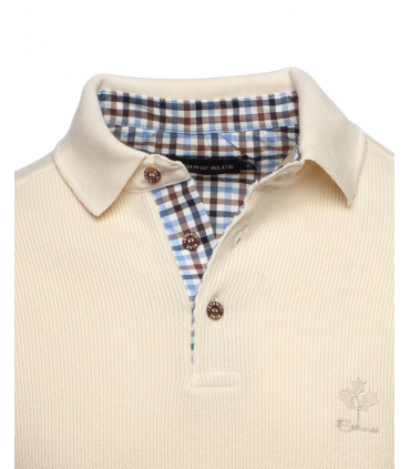 Polo ml ethnic blue creme