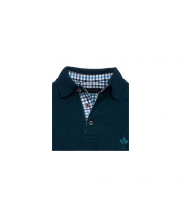 Polo ml ethnic blue bleucanard