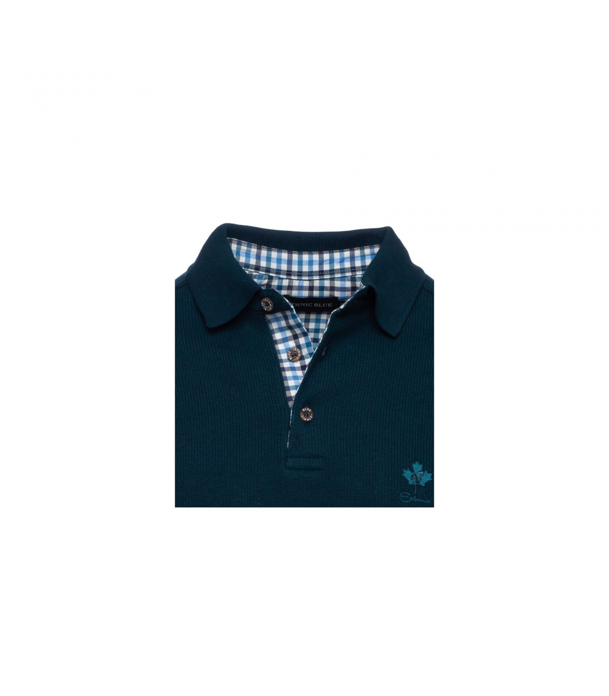 Polo ml ethnic blue bleucanard