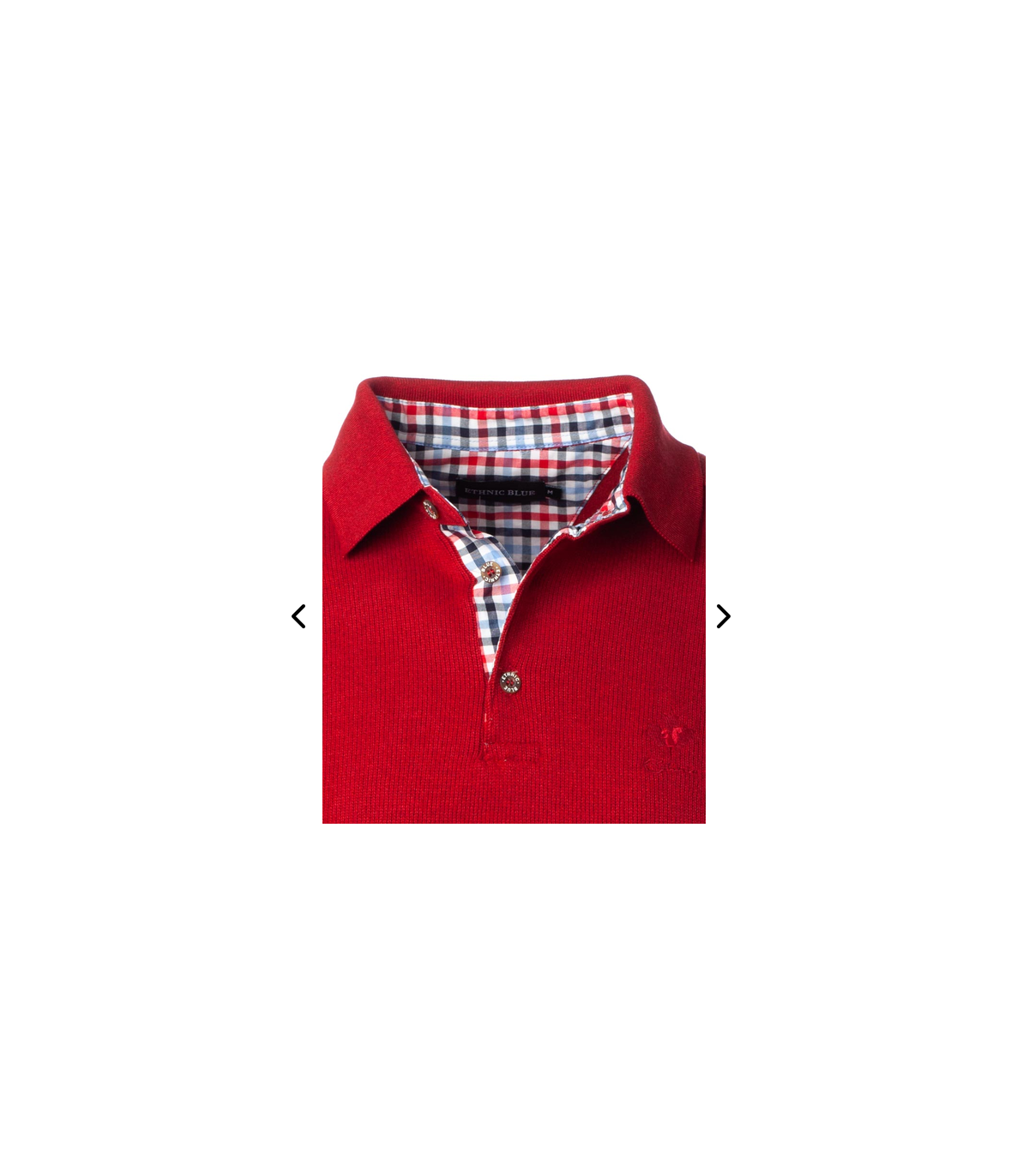Polo ml ethnic blue cerise
