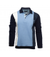 Polo ml ethnic blue bleu
