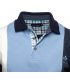 Polo ml ethnic blue bleu