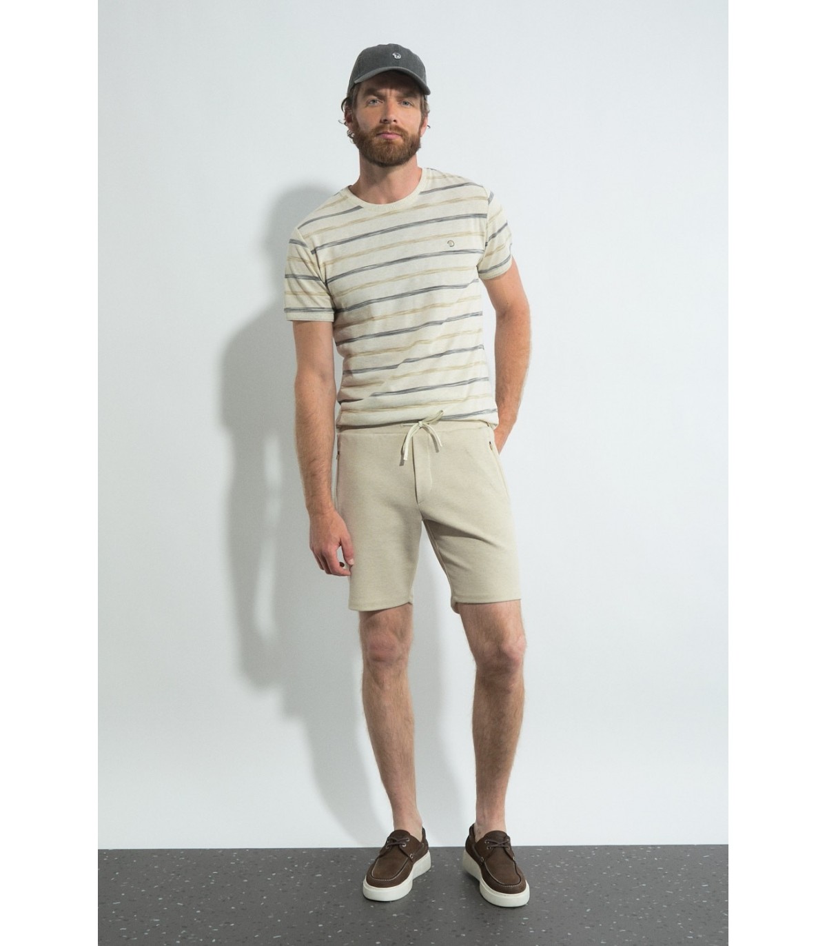 Bermuda jogging benson & cherry beige