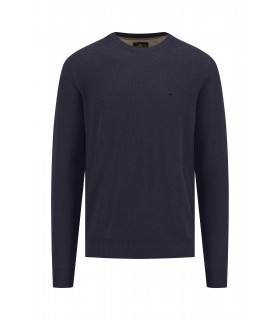 Pull col rond fynch hatton 690navy