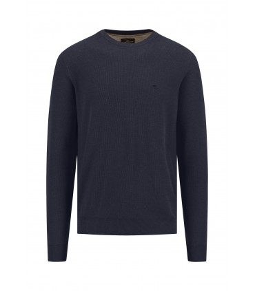 Pull col rond fynch hatton 690navy