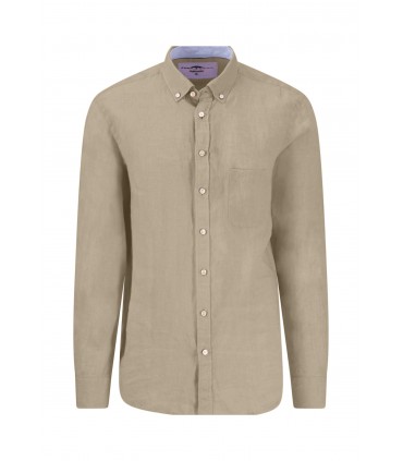 Chemise ml uni fynch hatton 837sand