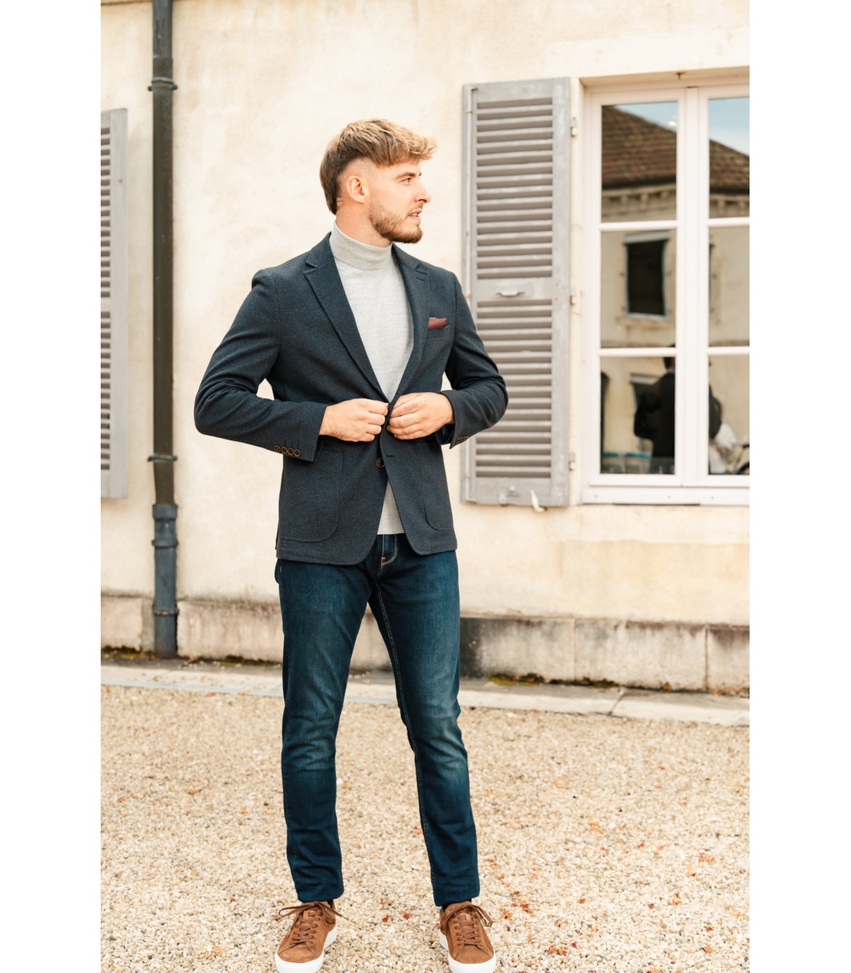 Veste hafnium c7015bleu