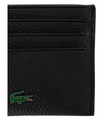 Maroquinerie portecarte lacoste 000noir