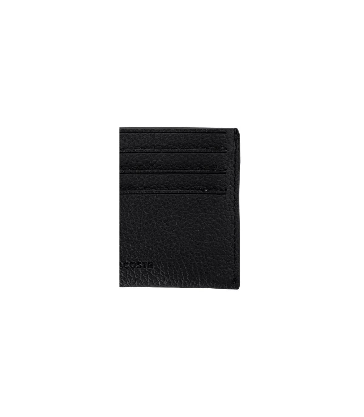 Maroquinerie portecarte lacoste 000noir
