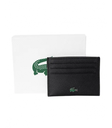 Maroquinerie portecarte lacoste 000noir