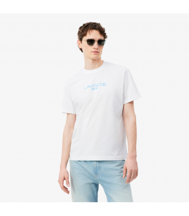Tee shirt mc lacoste 001-blanc