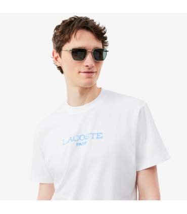 Tee shirt mc lacoste 001-blanc