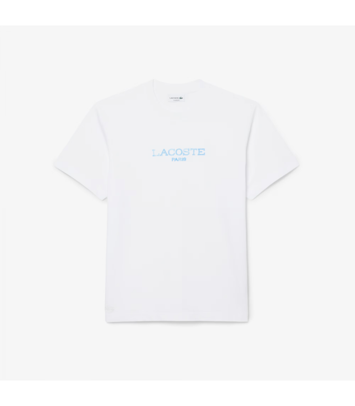 Tee shirt mc lacoste 001-blanc