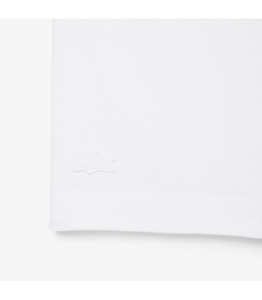 Tee shirt mc lacoste 001-blanc