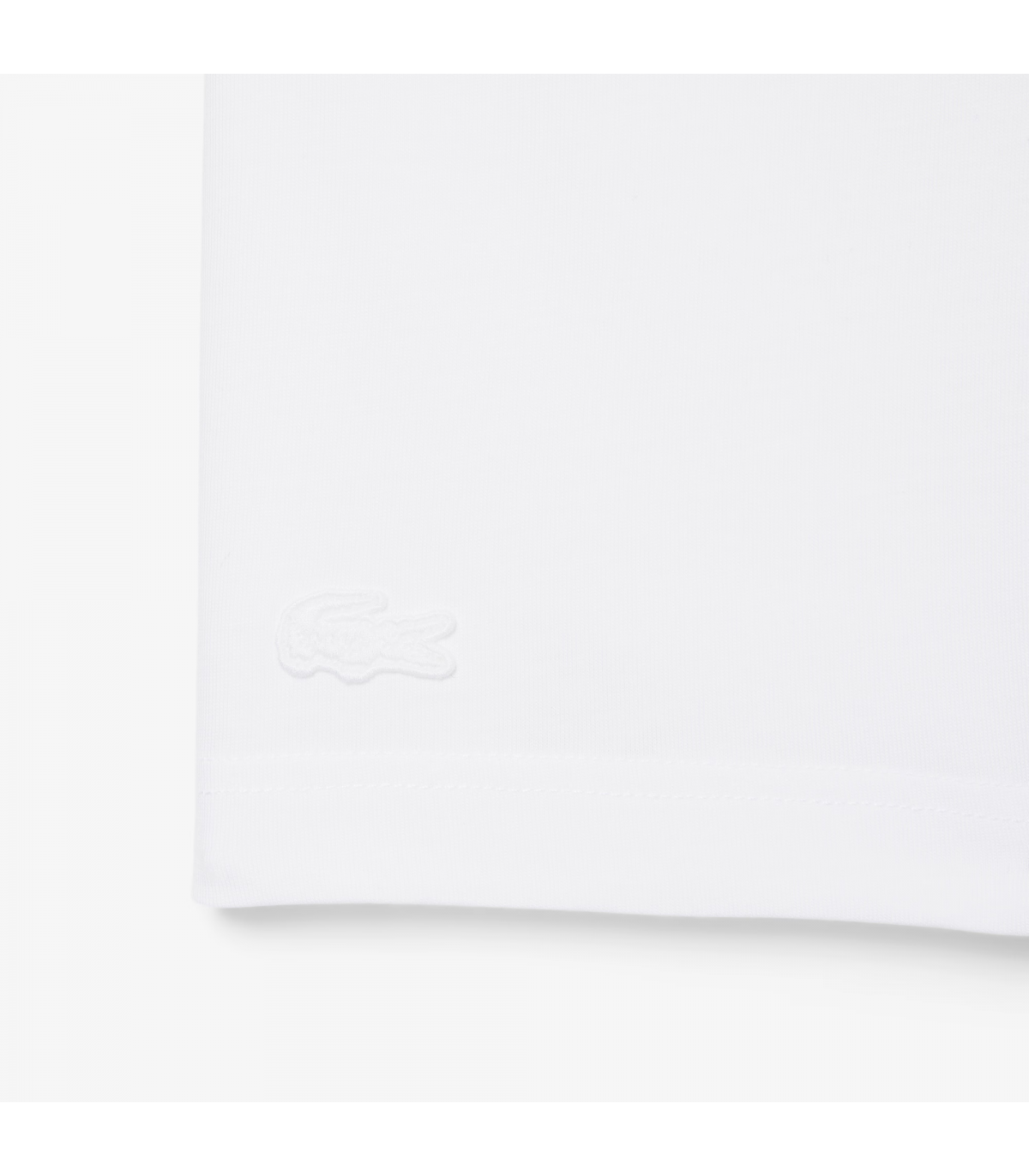 Tee shirt mc lacoste 001-blanc