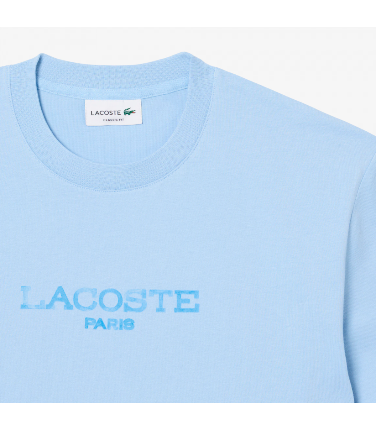 Tee shirt mc lacoste hba-chambray