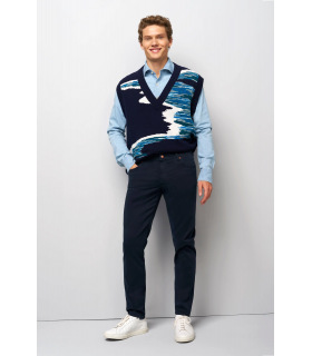 Pantalon 5 poches m5 19marine