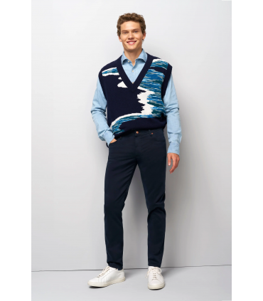 Pantalon 5 poches m5 19marine