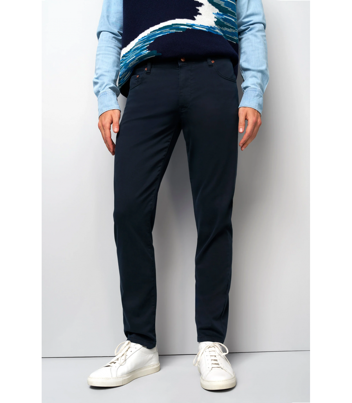 Pantalon 5 poches m5 19marine