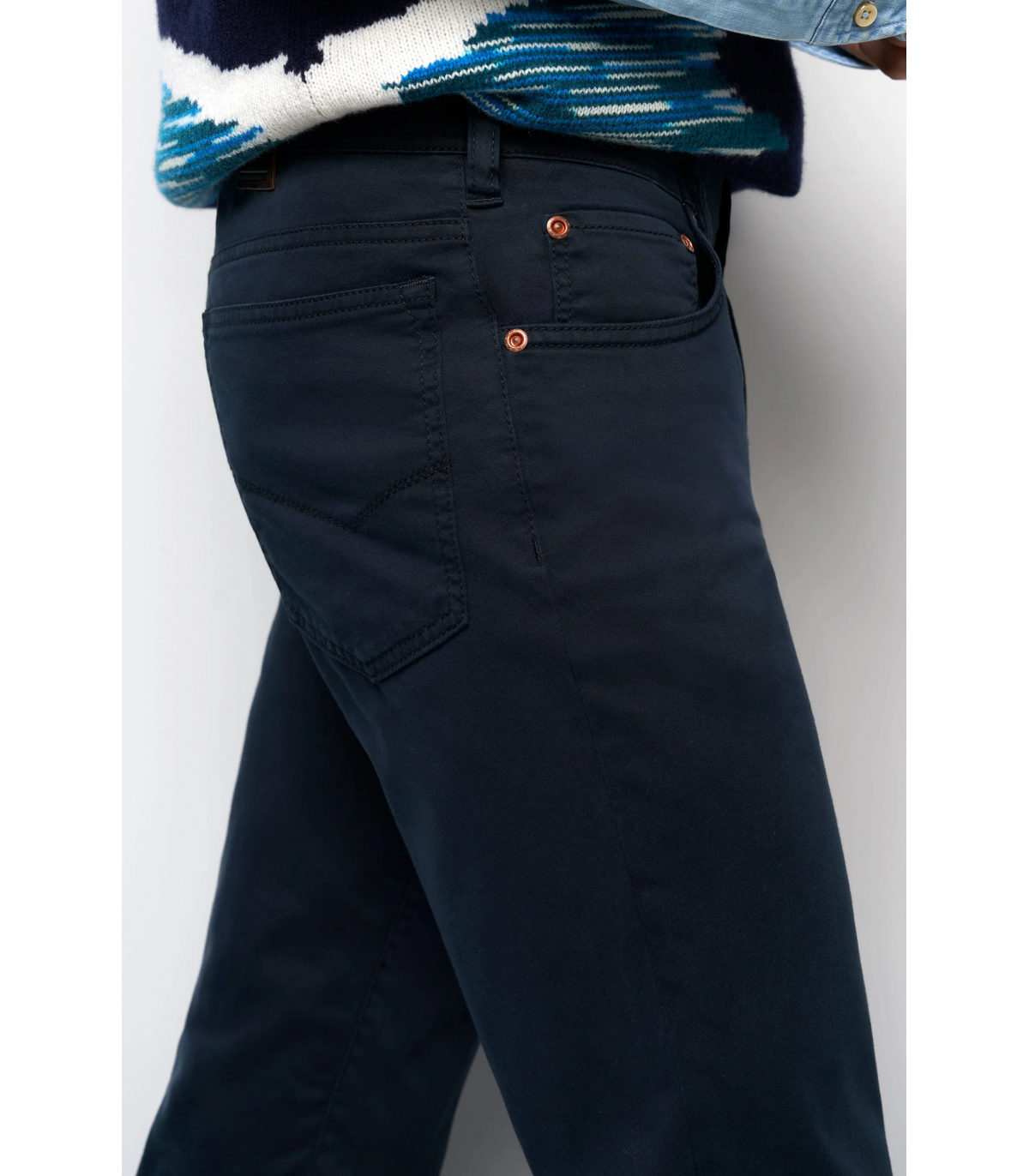 Pantalon 5 poches m5 19marine