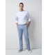 Pantalon chino m5 16bleu