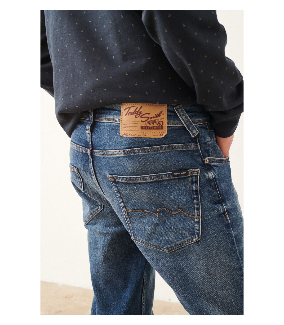 Pantalon jean teddy smith 325oldencre