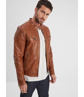 Blouson daytona cognac
