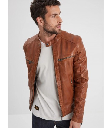 Blouson daytona cognac