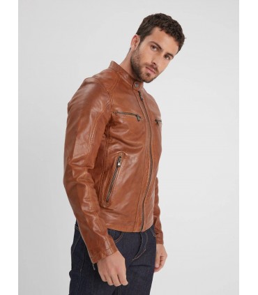 Blouson daytona cognac