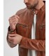 Blouson daytona cognac