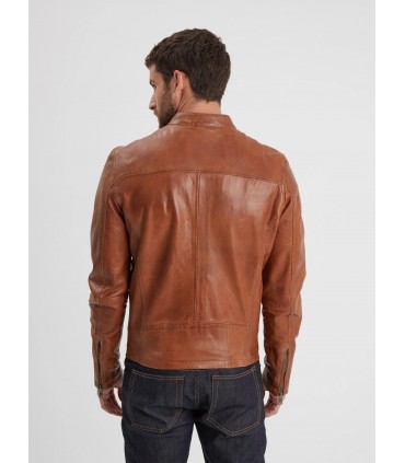 Blouson daytona cognac