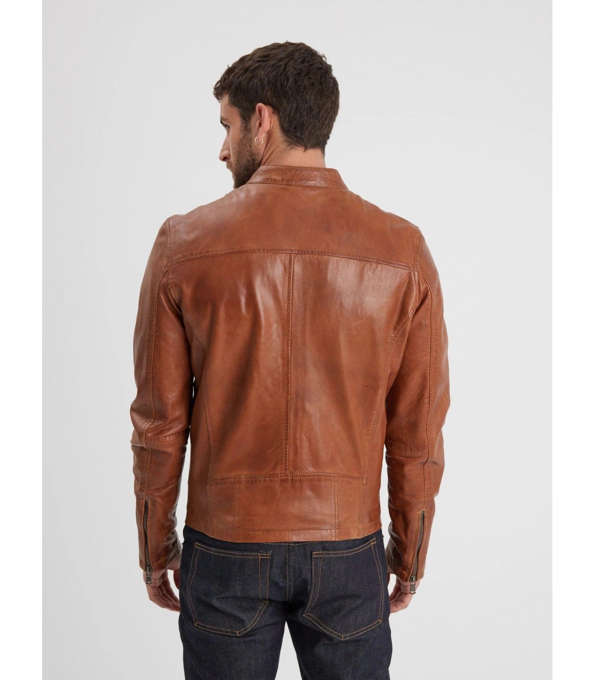 Blouson daytona cognac