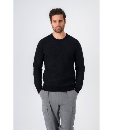 Pull col rond teddy smith 125ablack