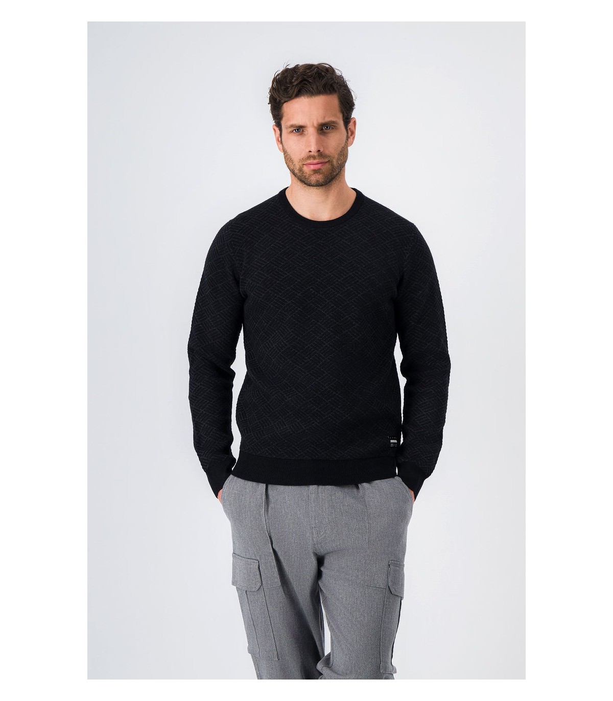 Pull col rond teddy smith 125ablack