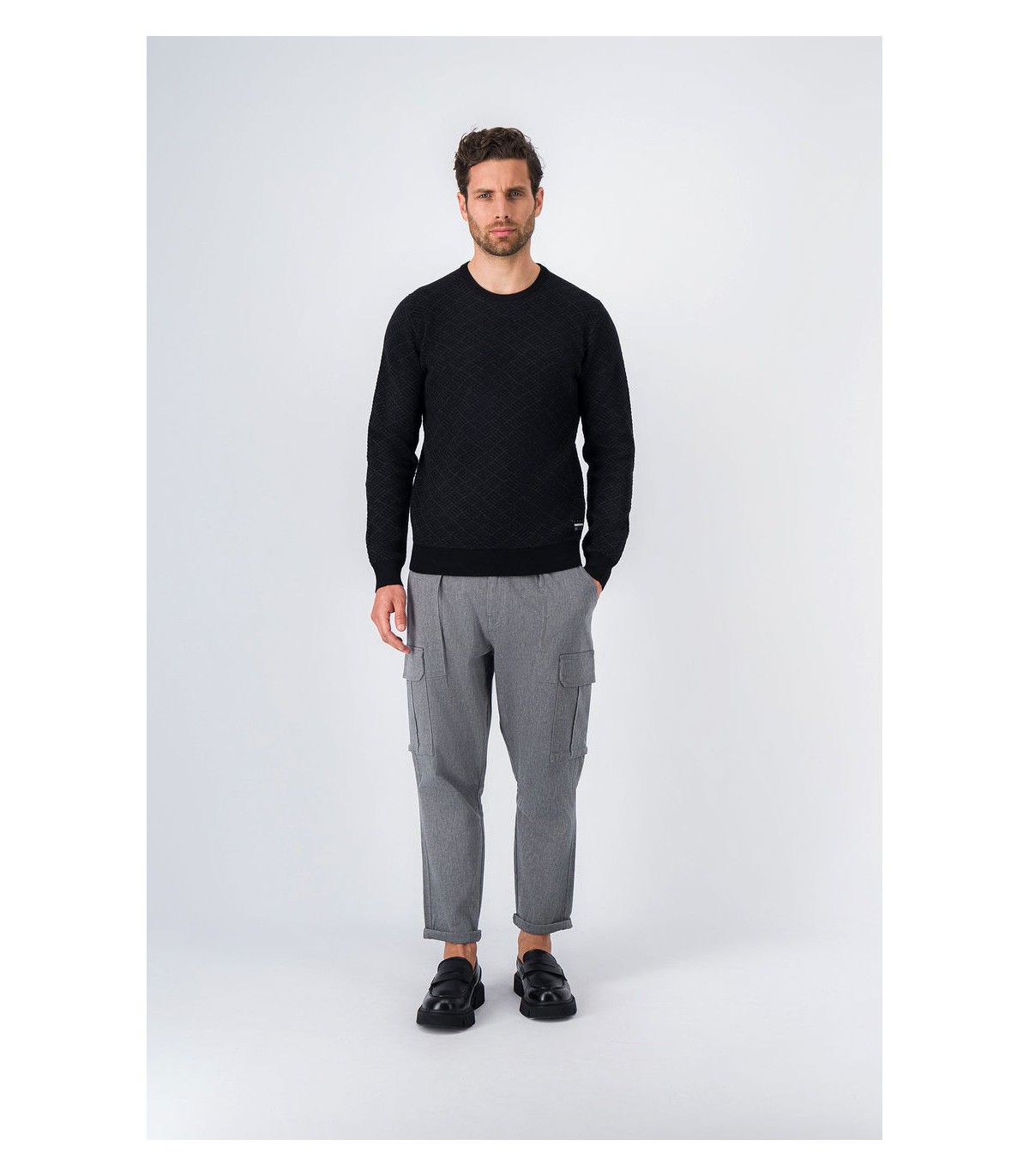 Pull col rond teddy smith 125ablack