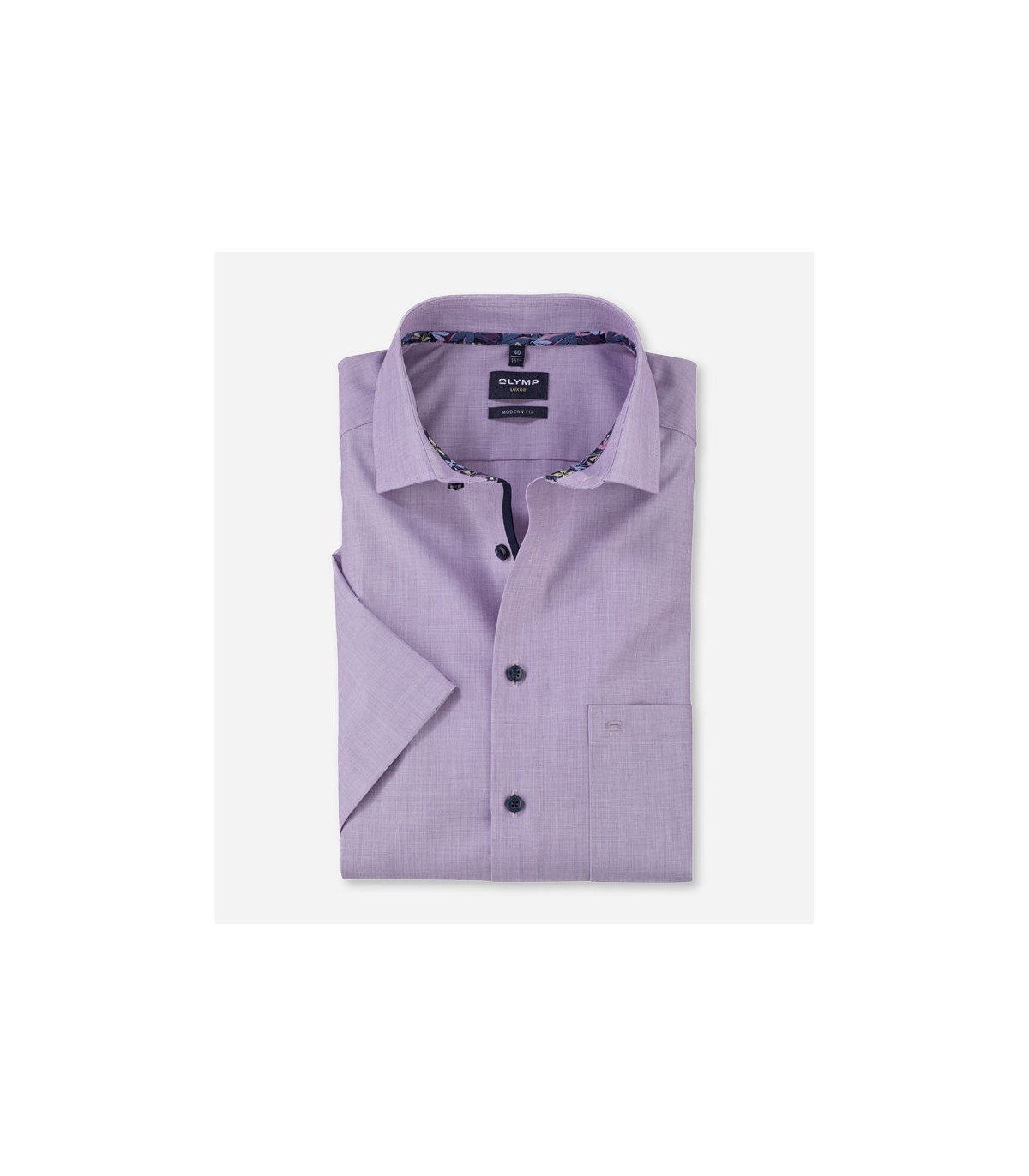 Chemise mc uni olymp 97parme